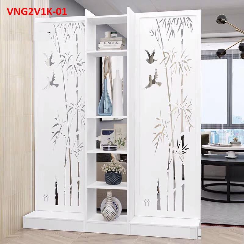 Vách ngăn liền kệ 1 kệ 2 vách VNG1K-03- Nội thất lắp ráp Viễn Đông Adv