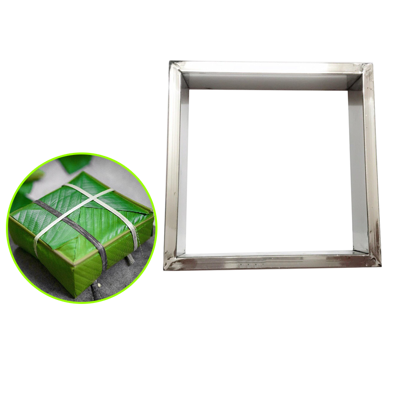 Khuôn Bánh Chưng Inox, Khuôn Gói Bánh Trưng Vuông Inox Siêu Bền Tiện Lợi