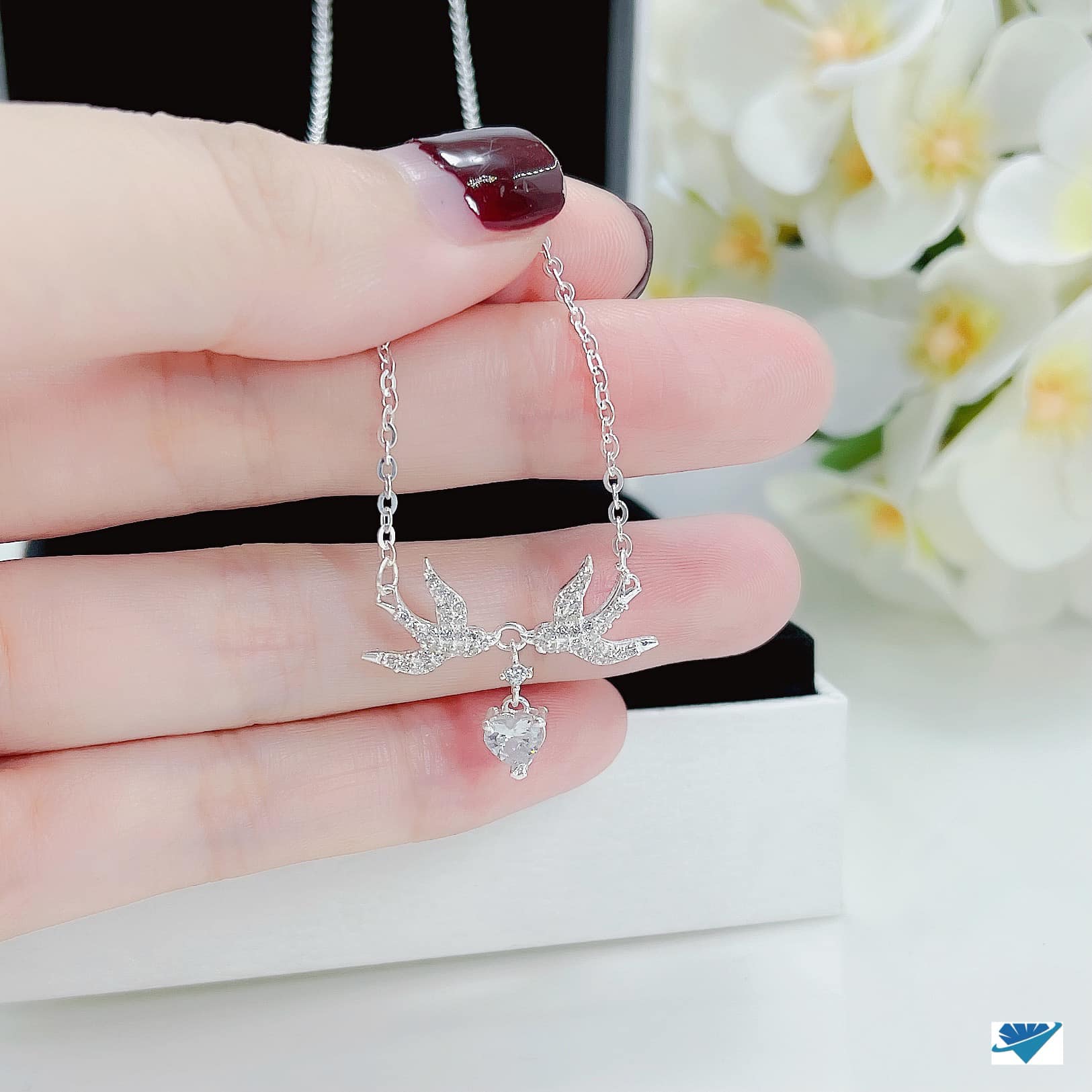 Dây chuyền nữ thời trang chất liệu bạc s925 MS85d