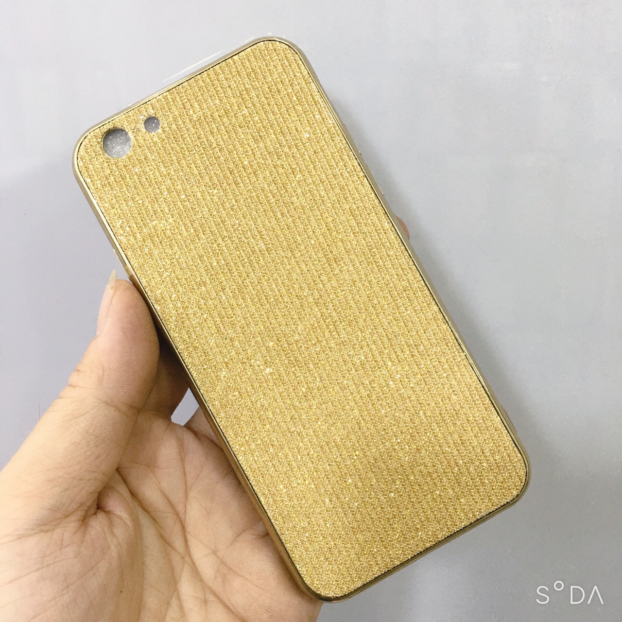 Ốp lưng kim tuyến viền xi bóng dành cho iPhone 6, 6s