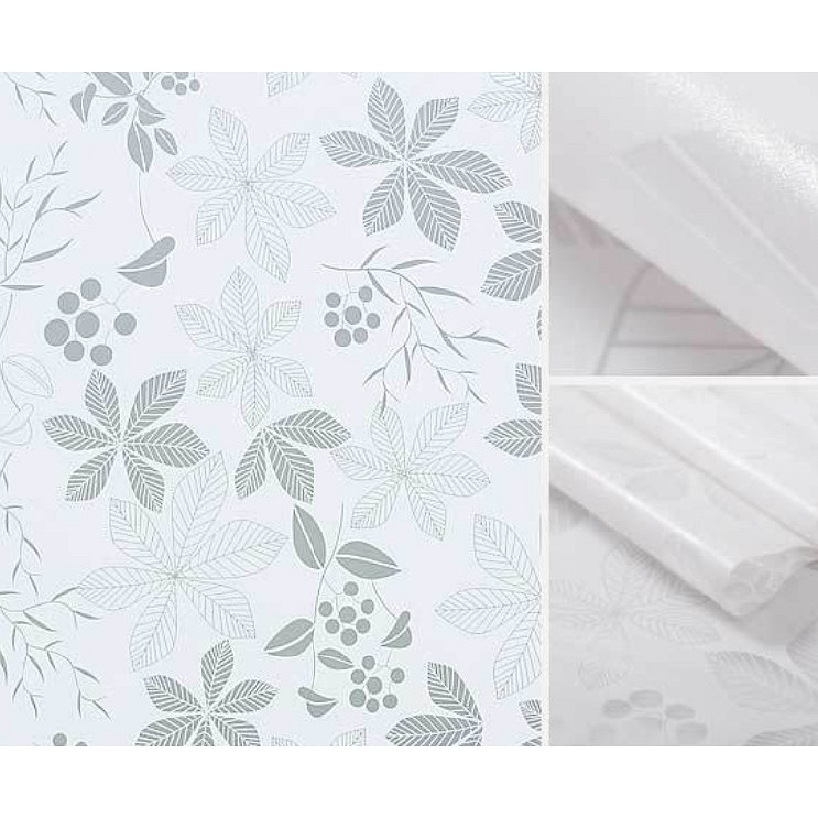 Combo 5m Decal Giấy Dán Kính Hoa Trắng