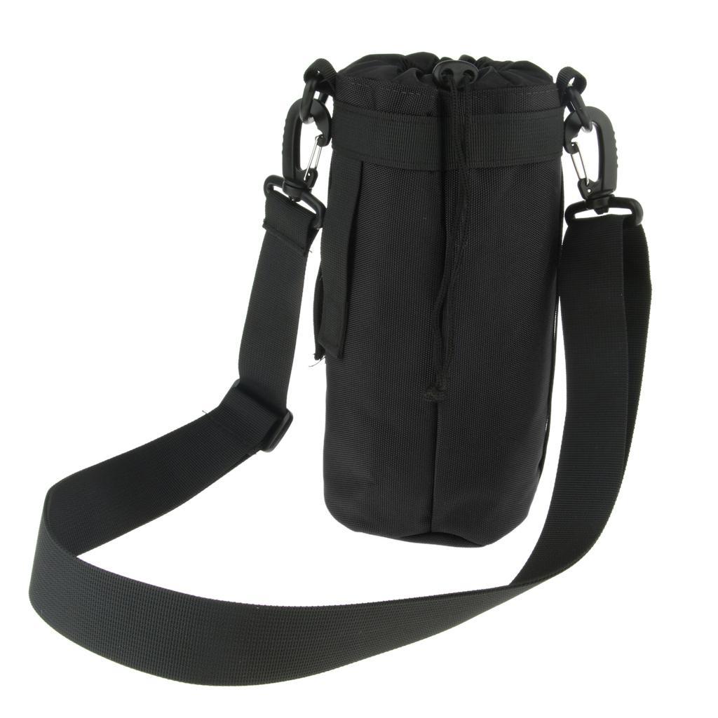 1.5L Water Bottle Holder Carrier Pouch Sleeve Bag Camping Hiking Black