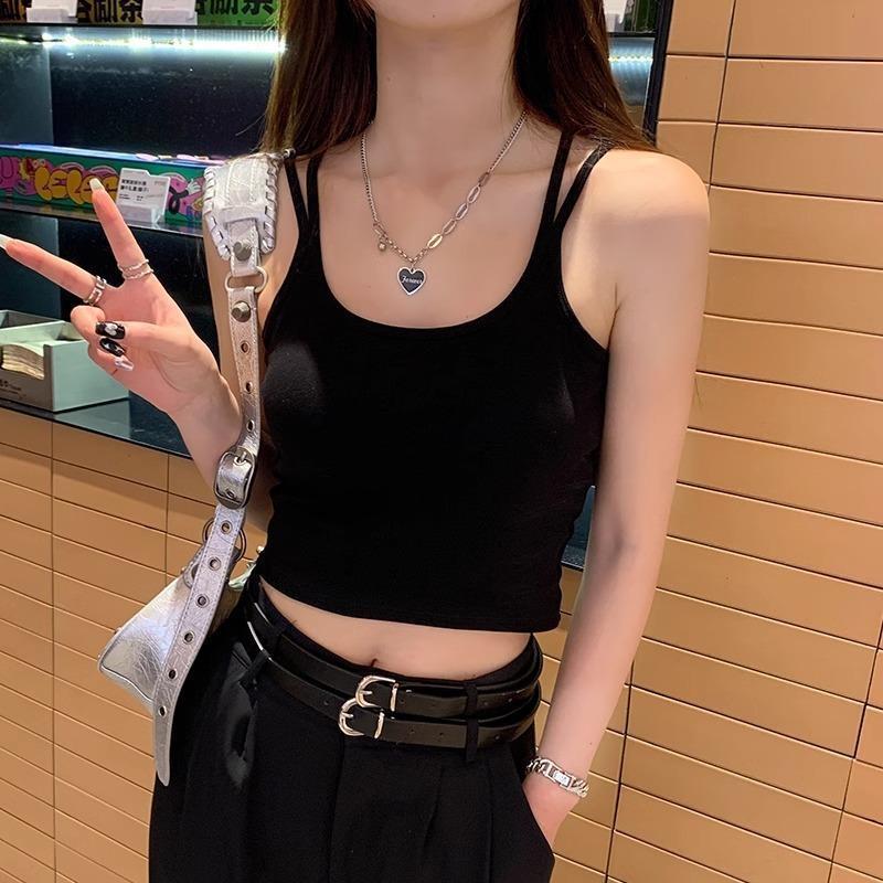 Áo Bra 4 DÂY LƯNG CHỮ V, cổ chữ U, áo croptop đi chơi, chất liệu thun cogiãn, không gọng, đệm mút có thể tháo dời Nữ Women Dáng Ngắn