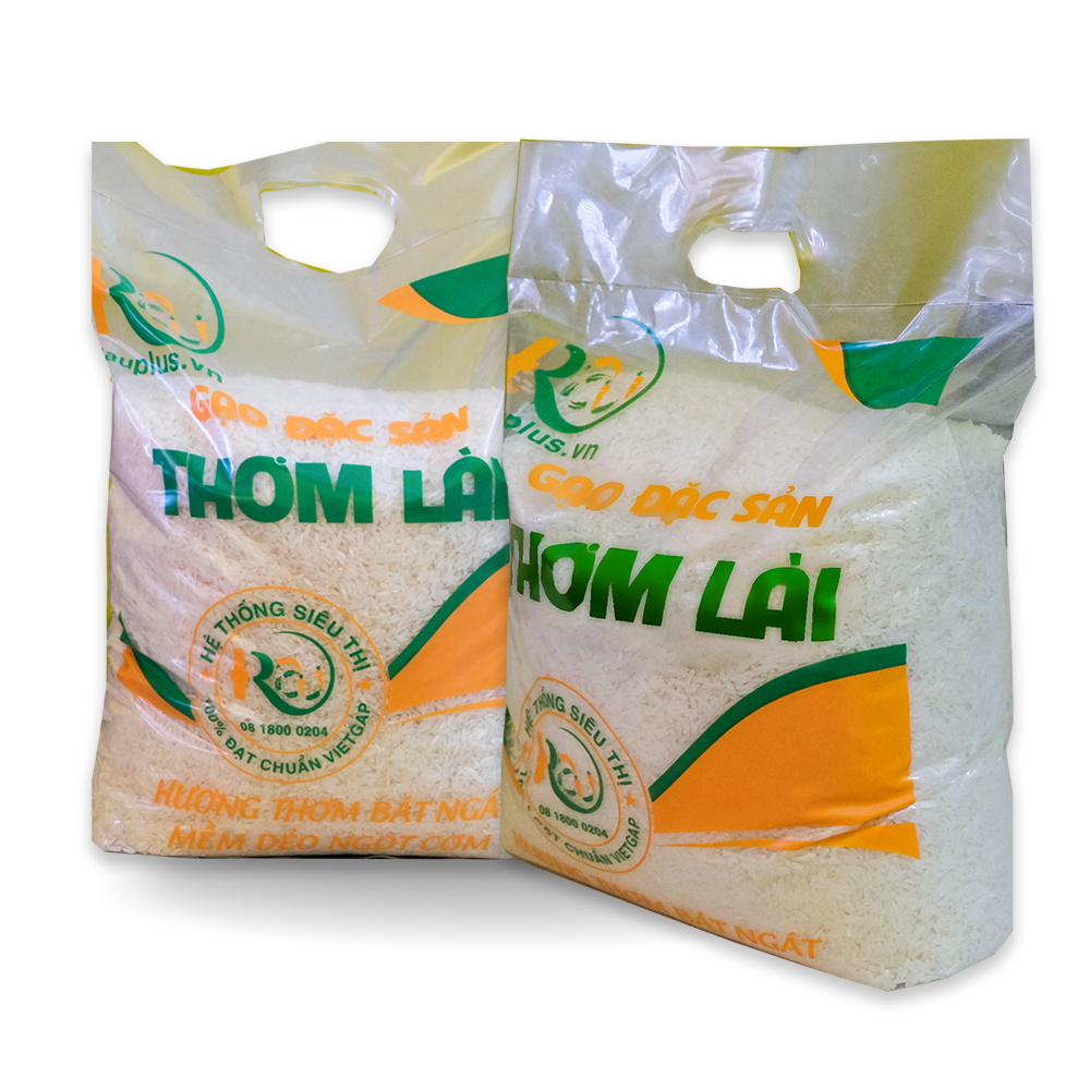 Gạo ngon Thơm Lài Rauplus - Đạt chuẩn HACCP - 5Kg