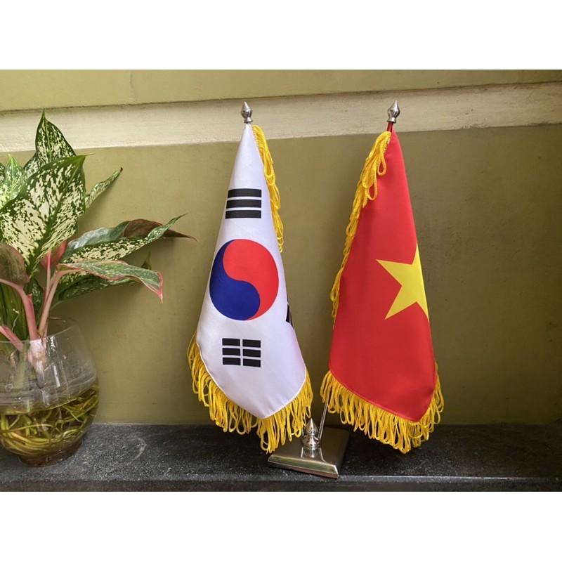 Cờ để bàn Việt Nam- Hàn Quốc