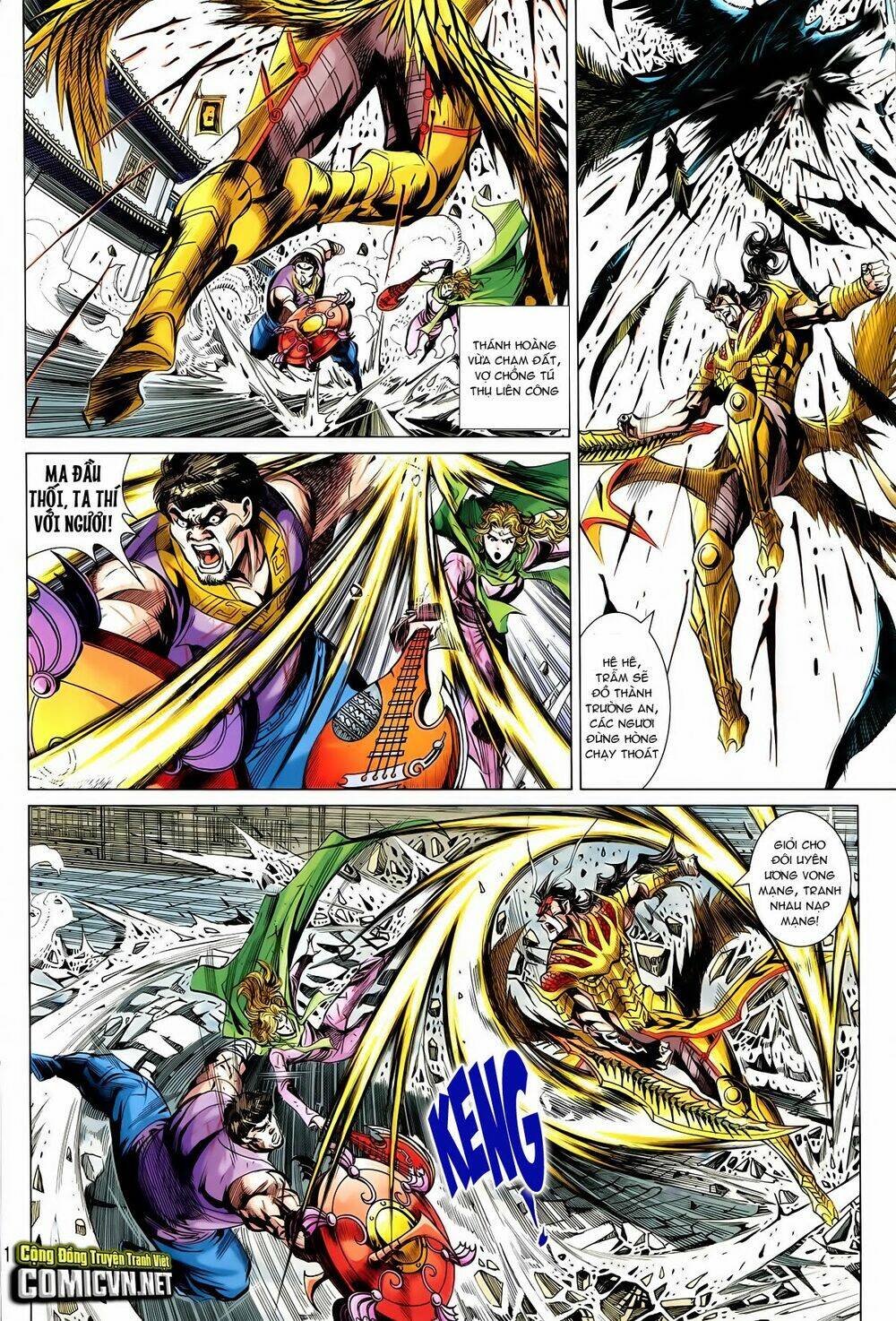 thần binh vấn thiên chapter 31 14