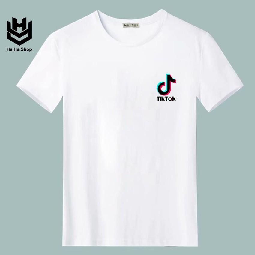 Áo Thun Tiktok Cho Nam và Nữ, Vải Cotton 75% Dày Dặn, In Full HD