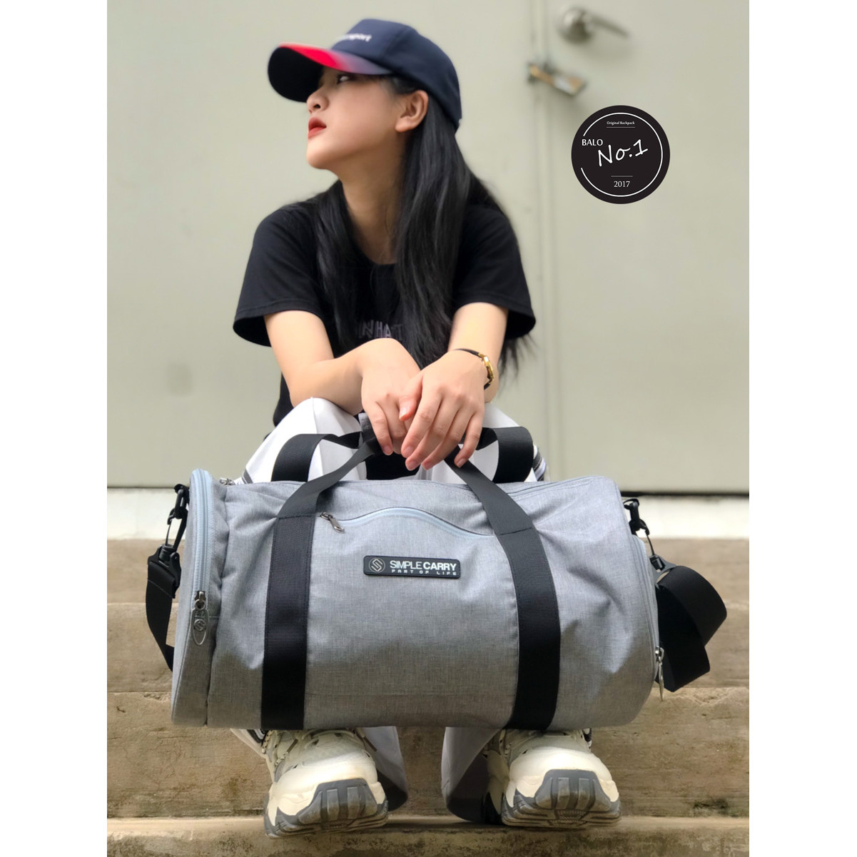 Túi Xách Du Lịch Thể Thao Simple Carry Gym Bag Small - Nhiều Màu