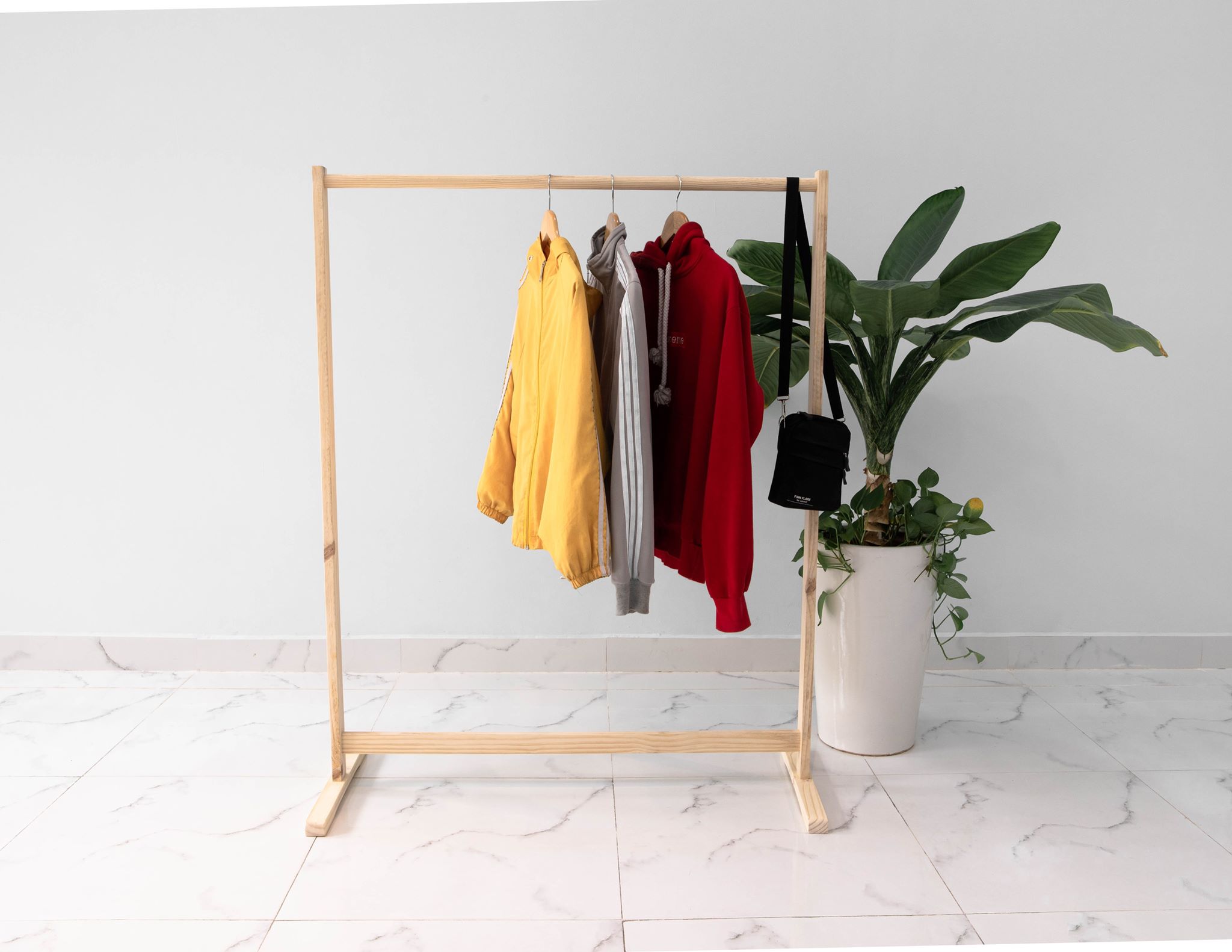 BIGSIZE 1 MÉT - GIÁ TREO QUẦN ÁO LẮP RÁP - LINE HANGER