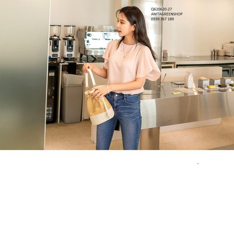 Q620620 ÁO VOAN NỮ TAY LOE