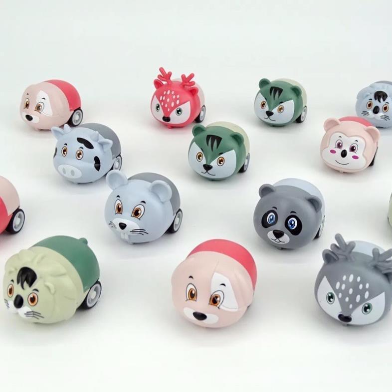 Xe Ô Tô Mini Hình Thú Chạy Cót Đáng Yêu Xe Mini Hình Thú Ngộ Nghĩnh Cho Bé Sóc_toystore