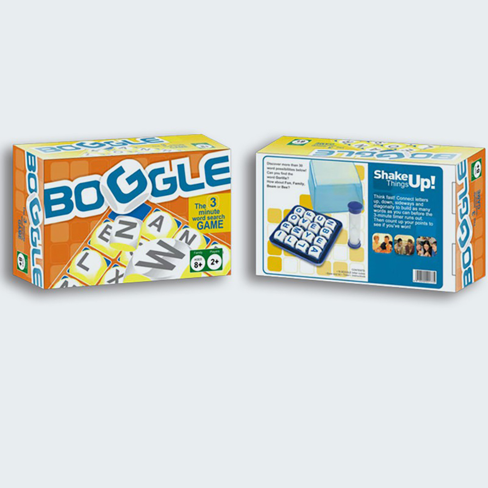 Set trò chơi xếp chữ Board Game Boggle 3 phút thú vị