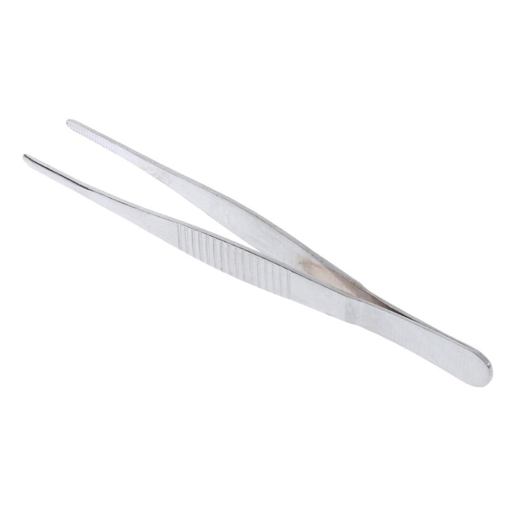 2-4pack 140mm/5.51" Stainless Steel Straight Tweezers for Detailed Work