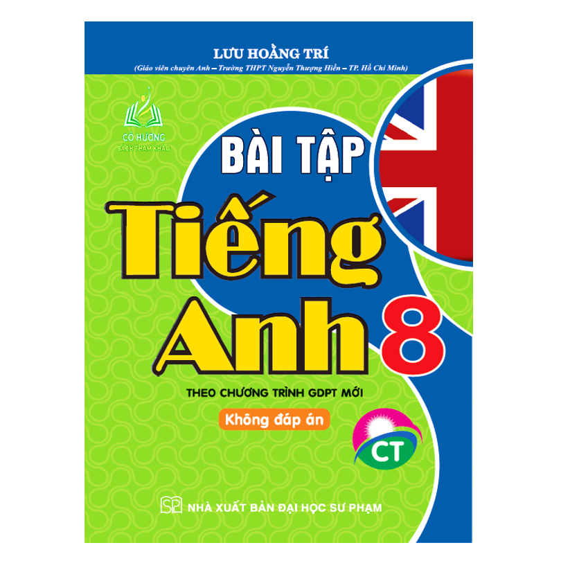 Sách - Bài tập tiếng anh 8 - không đáp án theo chương trình giáo dục phổ thông mới