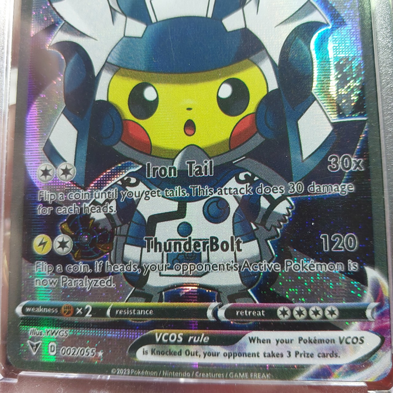 Thẻ Pokemon Ultrainstinct samurai Pikachu hóa trang Vmax 1459 d38 25