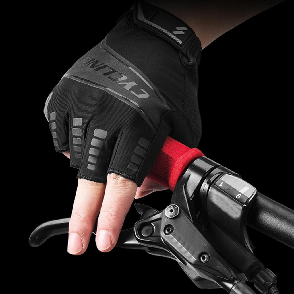 Cycling Padded Gloves Mountain Road Bicycle Fitness Half Finger Gloves