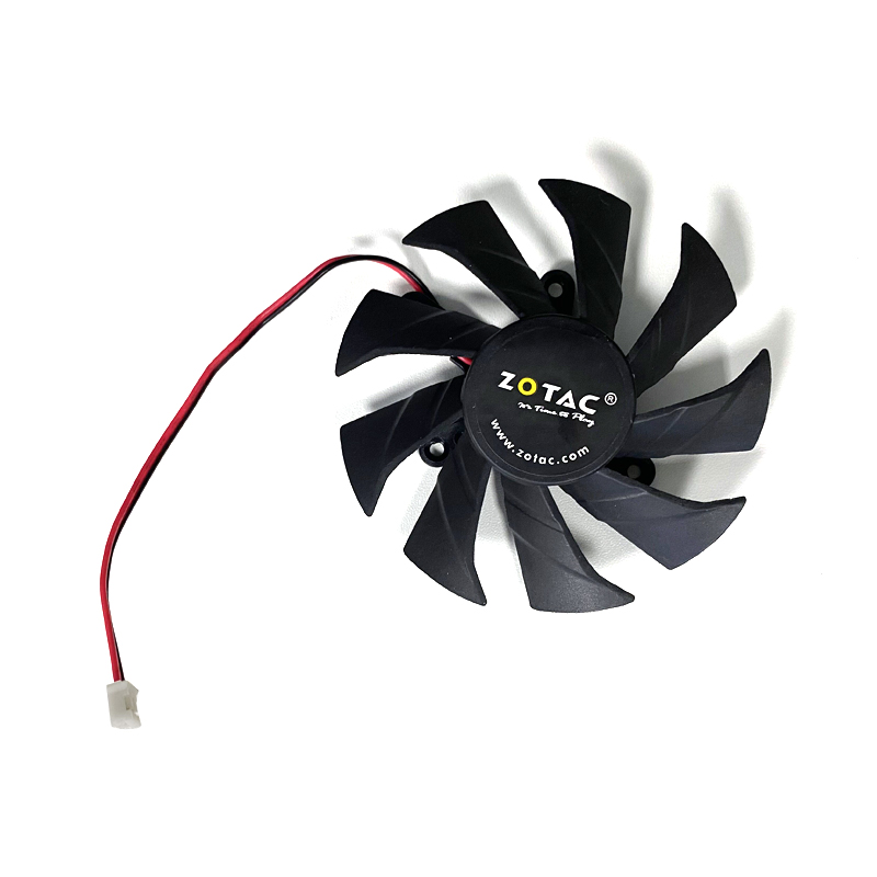 Quạt tản nhiệt 85MM 2PIN GA91B2U GTX 1050 PA Thay thế Quạt tản nhiệt cho Quạt card đồ họa ZOTAC GeForce GTX 1050Ti 4GB PB Thunder
