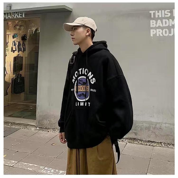 Áo Hoodie MOTIONS LIMIT Nữ Nam Form Rộng Unisex Phong Cách Hàn Quốc Mới Nhất 2021