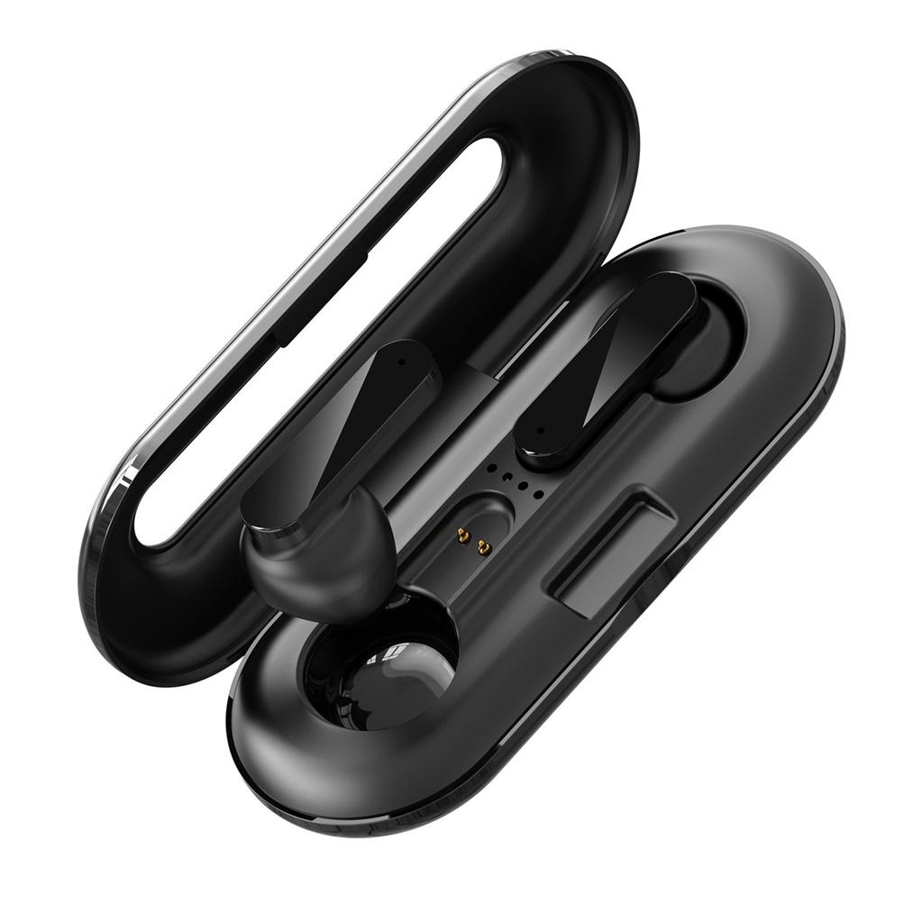 【ky】XG49 Bluetooth-compatible 5.0 Wireless Waterproof Half In-ear Earphone 9D Stereo Earbuds