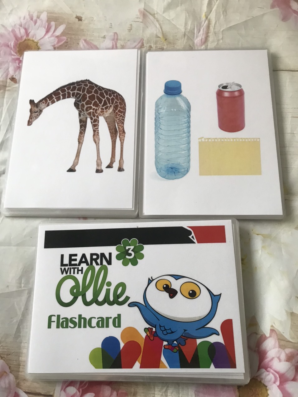 FLASHCARDS OLLIE LEVEL 3 - 190 THẺ ÉP PLASTIC