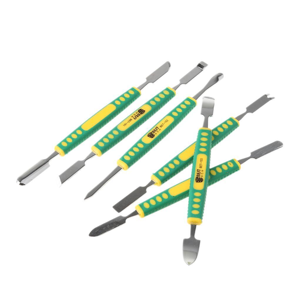 6 in 1 Repair Opening Tools Metal Pry Spudger Disassemble Set Cell Phone