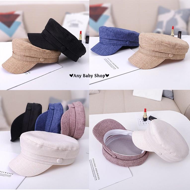 Nón mũ nồi-nón mũ Beret kiểu dáng hải quân thời trang cho nam va nữ đi chơi,du lịch nhiều màu cực sang