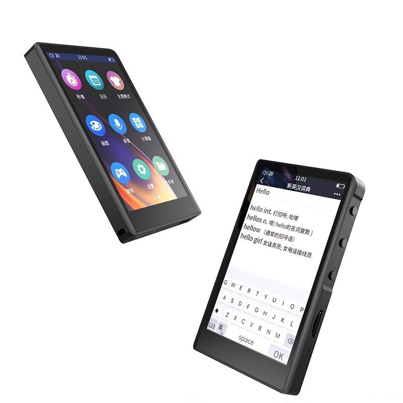Ruizu H9 - Máy Nghe Nhạc Lossless, Bluetooth 5.0, Màn Hình Cảm Ứng, Xem Video Full HD, Có Loa Ngoài - Hàng Chính Hãng