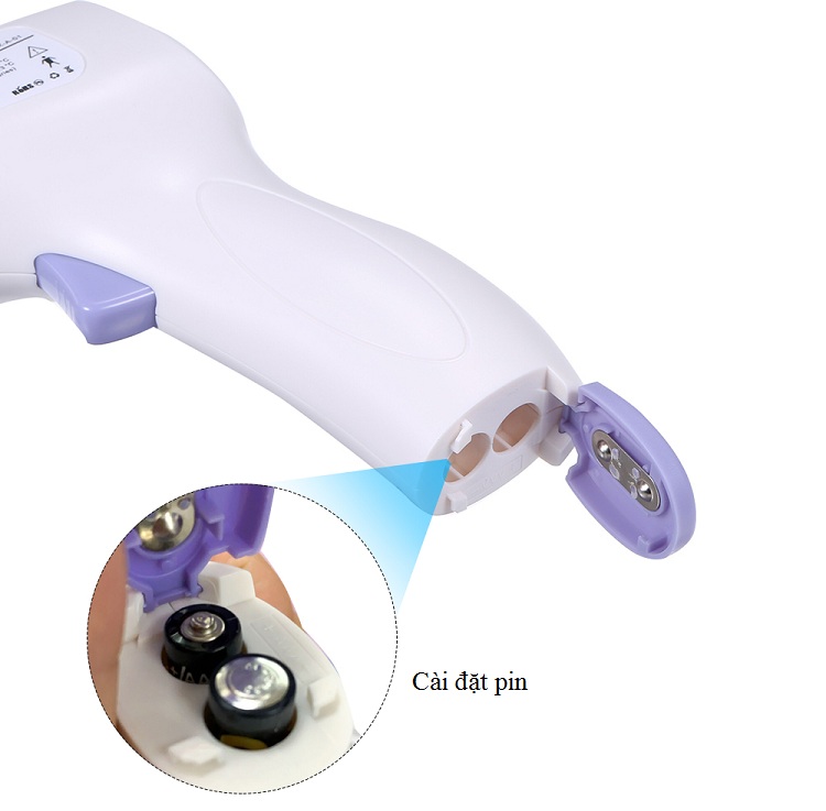 Máy đo thân nhiệt cầm tay cảm biến hồng ngoại thông minh UX-A-03 cao cấp (Kèm pin)