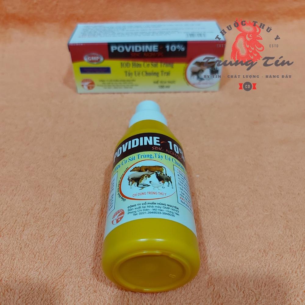 Povidine - sát trùng chuồng trại - 1 chai / 100ml