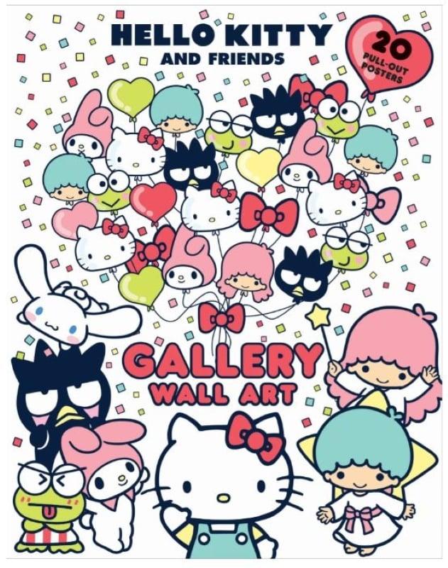 Sách Hello Kitty And Friends - Gallery Wall Art