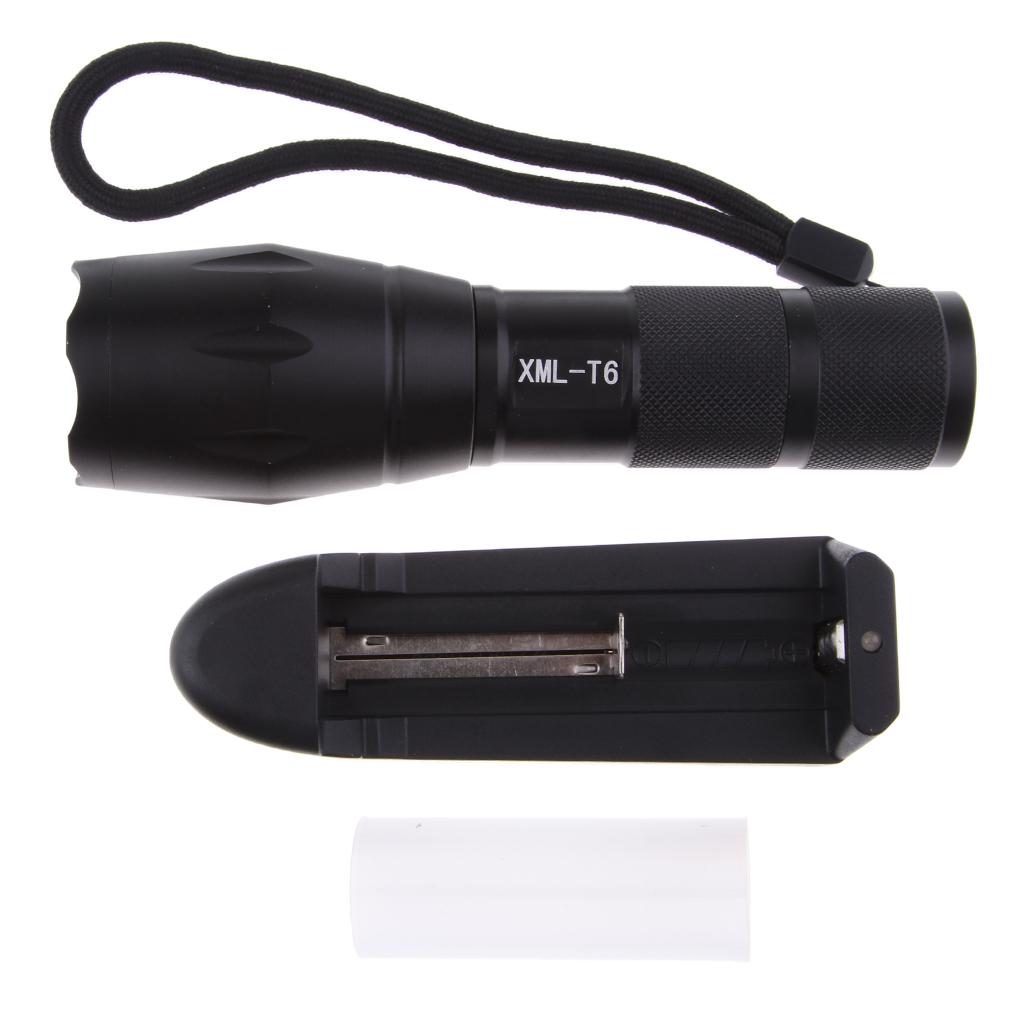 Portable Handheld LED Flashlight with Adjustable Focus Lamp for Camping