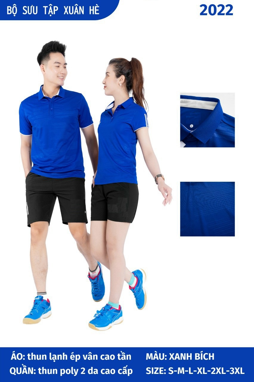 Set Thể Thao Tennis Nam Nữ - Chat Shop Chọn Màu Size Nam Nữ - M