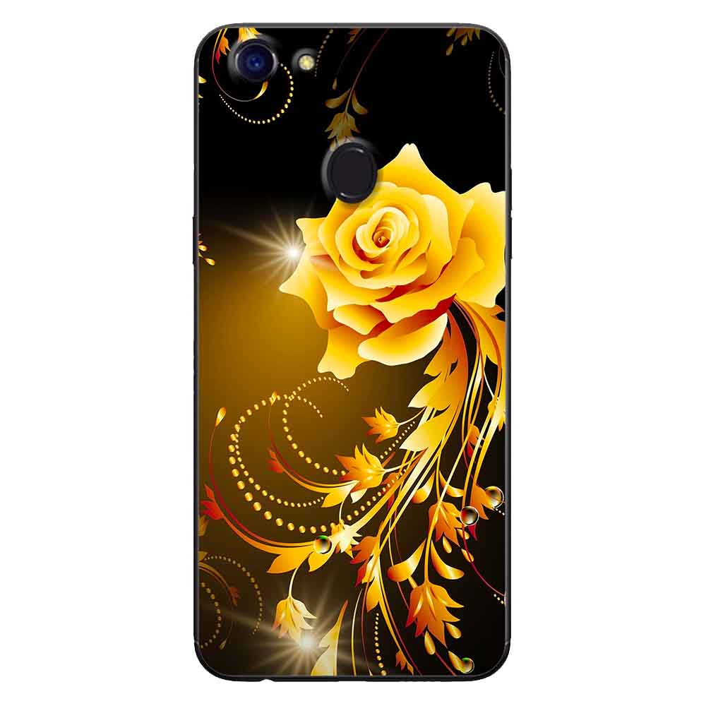 Ốp Lưng in cho Oppo F5 - F5 Youth Mẫu Hoa Hồng - Hàng Chính Hãng