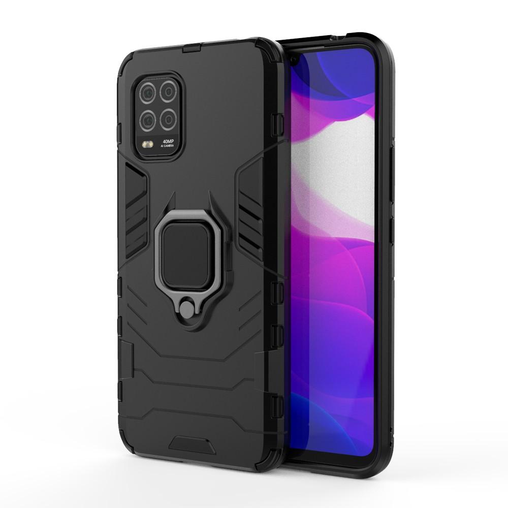 Ốp lưng cho Xiaomi Mi 10 Lite iron man chống sốc kèm nhẫn xoay chống xem video bảo vệ camera