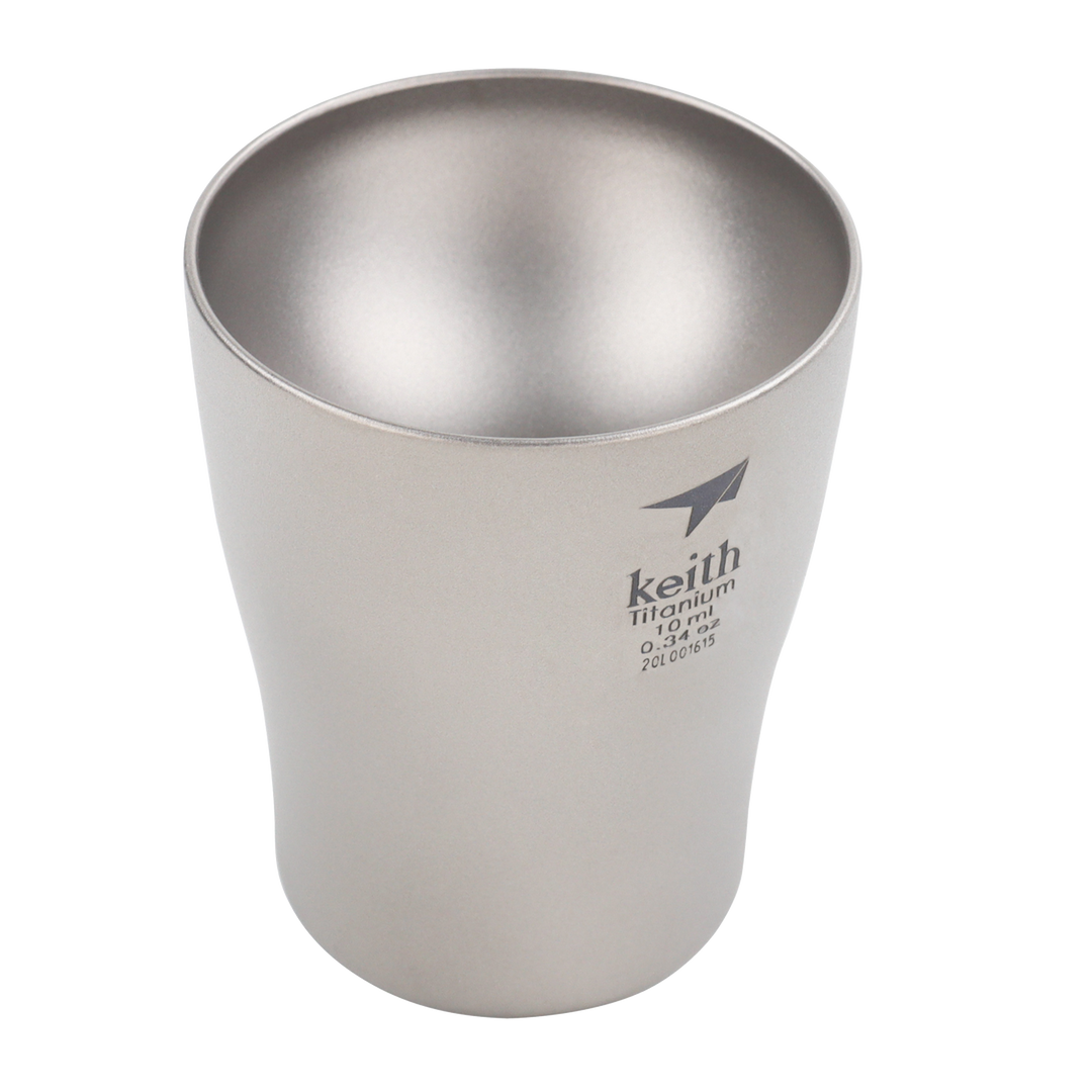 Bộ cốc uống rượu Titanium Wine Cup 10ml KEITH Ti9304 10ml (Bộ 2 chiếc)