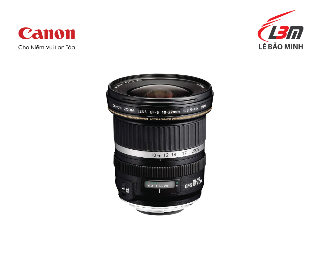 Ống kính Canon EF-S 10-22mm f/3.5-4.5 USM - Hàng Chính Hãng