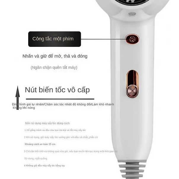 Cao cấp - Máy Sấy Tóc Treo Hiltons Hotel Choices 3C