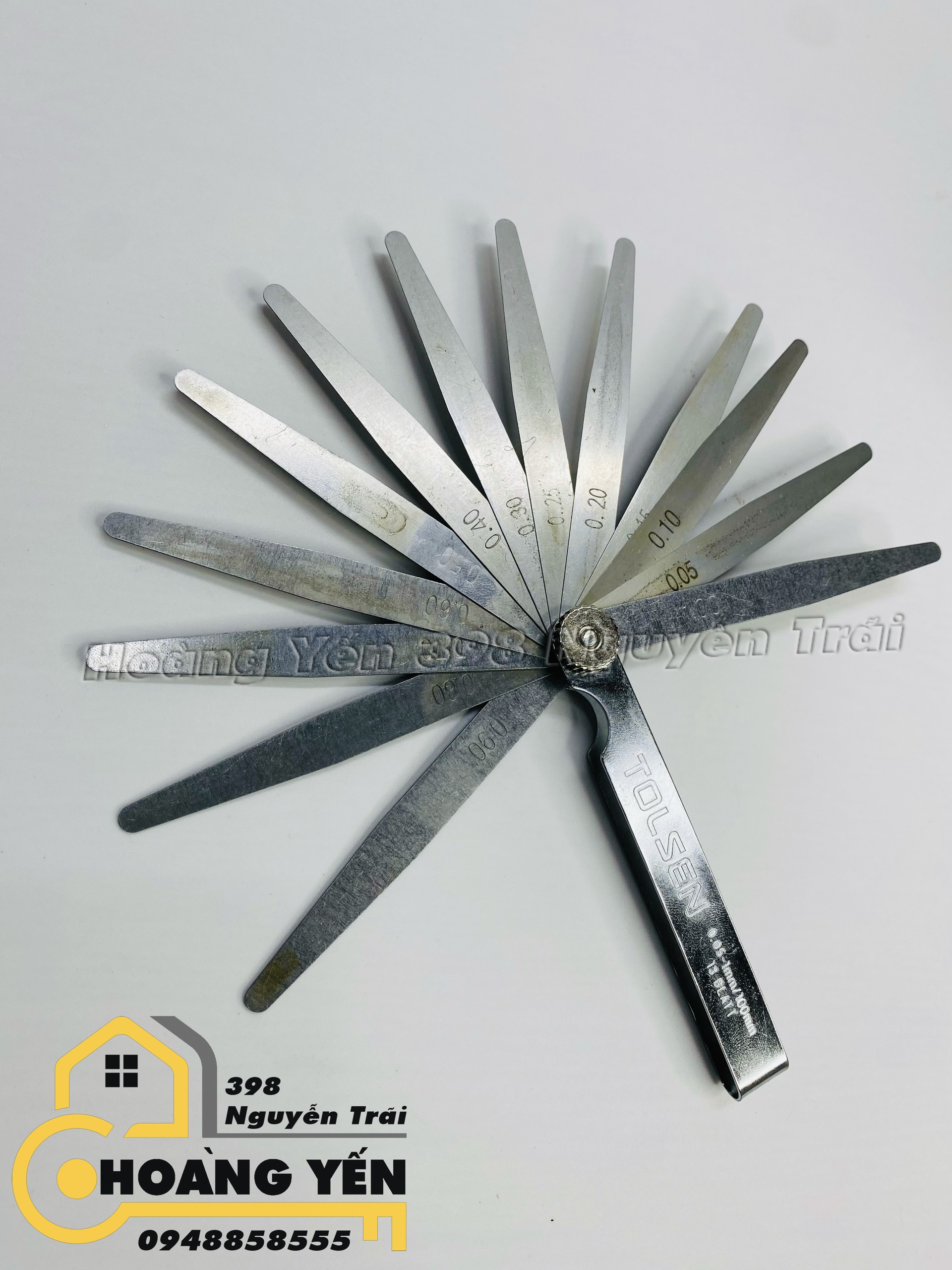 Bộ thước lá Tolsen 35044 loại 13 lá - Khóa Hoàng Yến 398 Nguyễn Trã