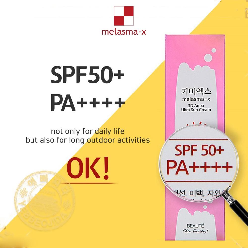 Kem chống nắng Melasma X 3D Aqua Ultra Suncream SPF50+ PA++++ 45ml