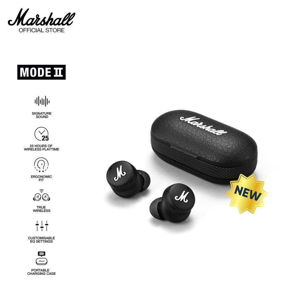 [Hàng chính hãng] Tai nghe Truewireless Marshall Mode II