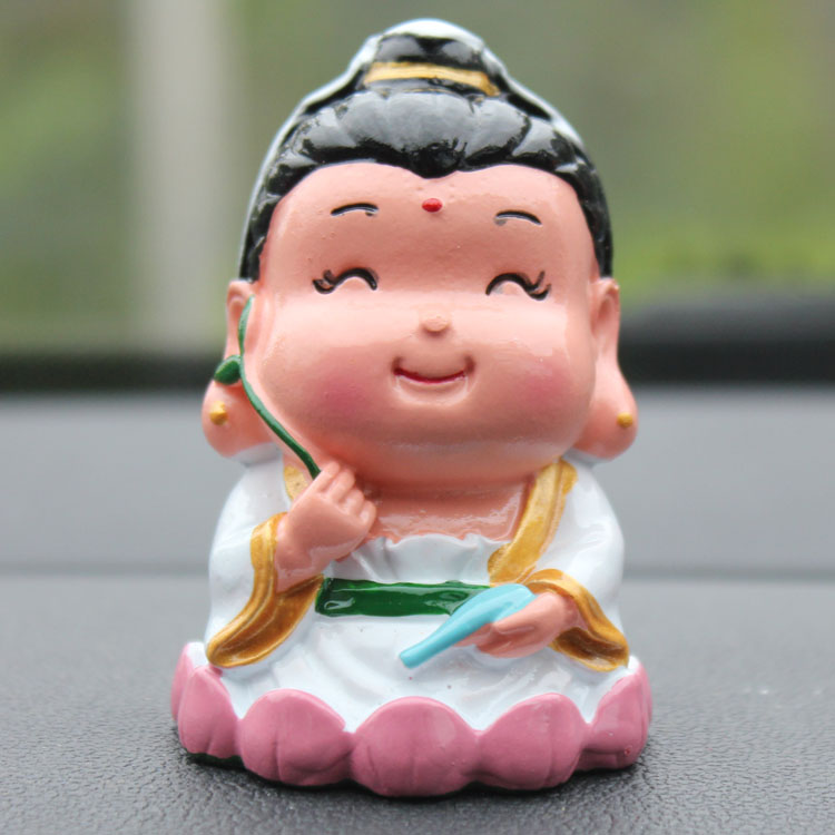 Tượng chibi Phật Bà Quan Âm size 6cm