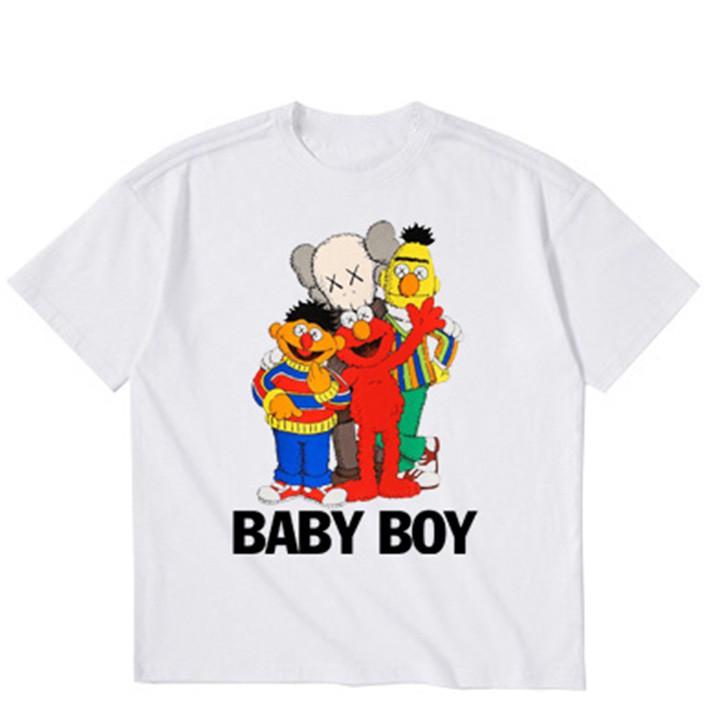 Áo thun bé trai form rộng in hình BABY BOY - ATBT24