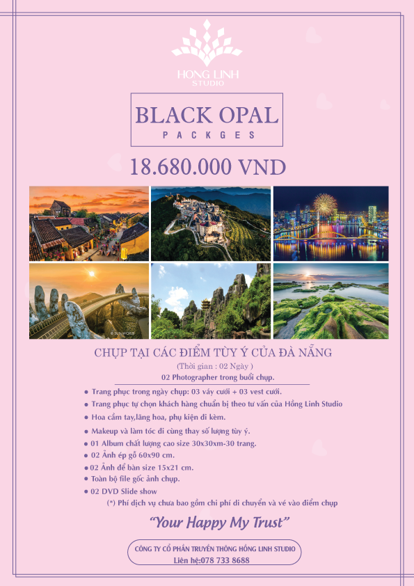 Chụp ảnh cưới tại Hồng Linh Studio-Voucher gói chụp ảnh cưới tại Đà Nẵng
