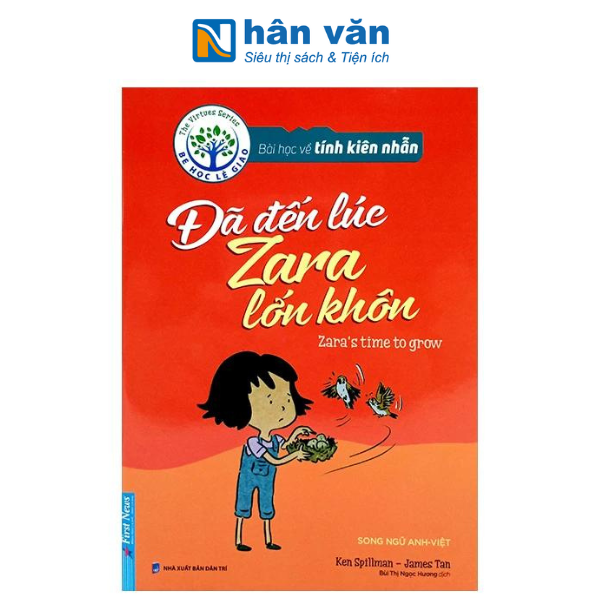 Hình ảnh Bài Học Về Tính Kiên Nhẫn - Đã Đến Lúc Z.a.r.a Lớn Khôn (Song Ngữ Anh - Việt) (Tái Bản 2024)