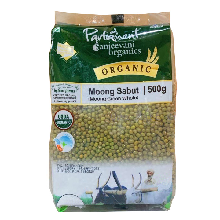 Đậu Xanh Hữu Cơ Parliament Organic Mung Beans 500g