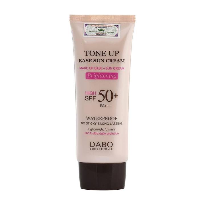 Kem chống nắng bổ sung dưỡng chất cho da nâng tone kiềm dầu Dabo Tone Up Base Sun Cream Hàn Quốc (70ml) - HÀNG CHÍNH HÃNG