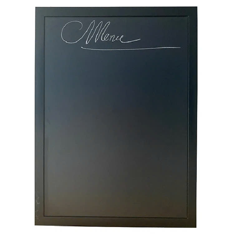 Bảng Đen Menu Viết Phấn Khung Gỗ Đen Treo Tường BAVICO - Kích thước 60x80cm