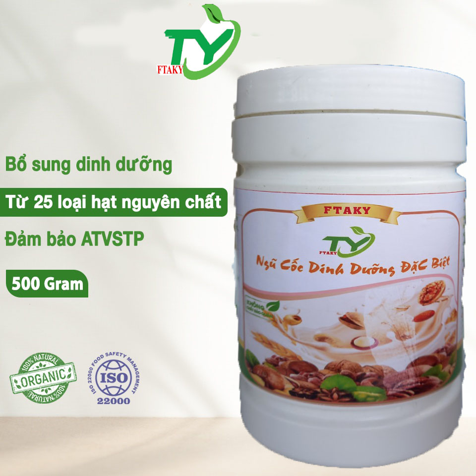 Bột ngũ cốc dinh dưỡng từ 23 loại hạt cao cấp thiên nhiên tốt cho sức khỏe, cung cấp dinh dưỡng cho mẹ mang thai và cho bé 500g