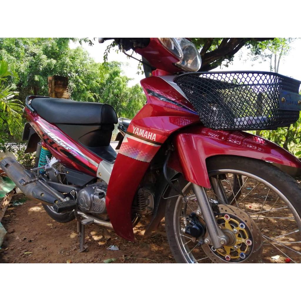 Tem sirius 110 spark đỏ đen crom