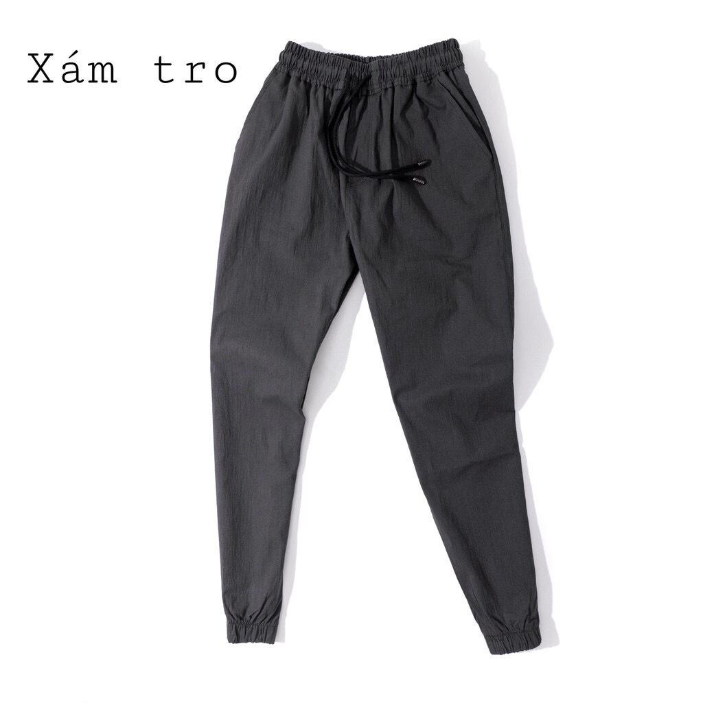 Quần Jogger Nam Đũi co giãn, chất dày dặn ko bai không xù dáng trẻ trung